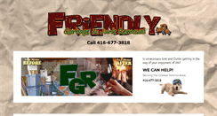 Desktop Screenshot of friendlygarbageremoval.com